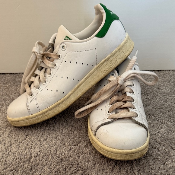 adidas Shoes - Adidas Stan Smith White and Green Sneakers